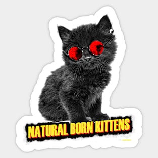 Natural born kittens Sticker